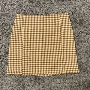 Plaid skirt
